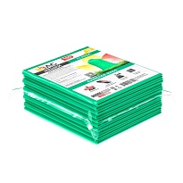 Мешки для мусора 160 л, зеленые, в пачке 10 шт., ПВД, 40 мкм, 900х1100 мм, i-Bag в Новосибирске