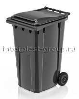 Контейнер для мусора 240 л серый облегченный 240 серый в Новосибирске