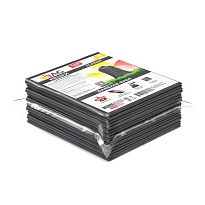 Мешки для мусора 160 л, серые, в пачке 10 шт., ПВД, 40 мкм, 900х1100 мм, i-Bag в Новосибирске