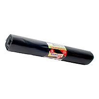 Мешки для мусора 240 л, черные, в рулоне 5 шт., ПВД 80 мкм, 1300х900 мм, МЕШКОFF, 4217 в Новосибирске