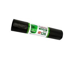 Мешки для мусора 120 л, серые, в рулоне 50 шт., ПНД, 16 мкм, 1100х700 мм, GRIFON, 101-015 в Новосибирске