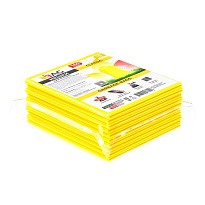 Мешки для мусора 160 л, желтые, в пачке 10 шт., ПВД, 40 мкм, 900х1100 мм, i-Bag в Новосибирске