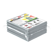 Мешки для мусора 160 л, светло-серые, в пачке 10 шт., ПВД, 40 мкм, 900х1100 мм, i-Bag в Новосибирске